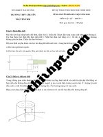 Đề thi học sinh giỏi năm 2018 môn vật lý lớp 11   chuyên nguyễn trãi, hải dương 