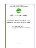   NGHIÊN CỨU VÀ ĐỀ XUẤT CÁC GIẢI PHÁP SẢN XUẤT SẠCH HƠN ÁP DỤNG TẠI CÔNG TY CP GIẤY AN BÌNH 