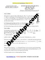 Đề thi HSG môn vật lý lớp 12   THPT lý thái tổ   bắc ninh   năm học 2016 2017   file word có lời giải chi tiết 