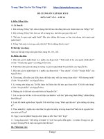 Đề cương ôn tập học kỳ II môn ngữ văn lớp 10 