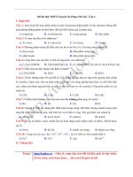 Đề thi thử THPTQG chuyên sư phạm hà nội, lần 01   2018, file word, lời giải chi tiết 