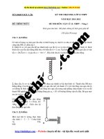 Đề HSG môn vật lý lớp 12 năm học 2011 2012   sở GDĐT đắk lắk   hệ không chuyên   file word có lời giải chi tiết 