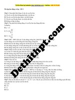 Ôn tập dao động cơ học   đề 4 