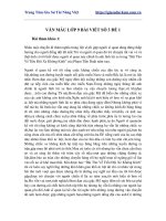 Văn mẫu lớp 9 bài viết số 3 