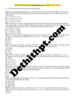 31 – con lắc đơn dao động điều hòa trong trường trọng lực 