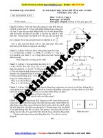 Đề HSG môn vật lý lớp 12 năm học 2012 2013   sở GDĐT quảng bình   vòng 1   file word có lời giải chi tiết 