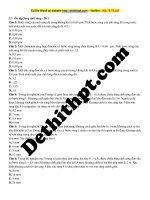 12   ôn tập sóng ánh sáng   đề 5 