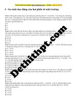  3   so sánh dao động của hai phần tử môi trường 