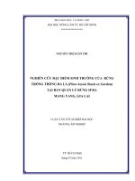  NGHIÊN CỨU ĐẶC ĐIỂM SINH TRƯỞNG CỦA  RỪNG TRỒNG THÔNG BA LÁ (Pinus keysia Royle ex Gordon)  TẠI BAN QUẢN LÝ RỪNG H’RA MANG YANG, GIA LAI   