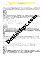 10 – cực đại và cực tiểu trong trường giao thoa   đề 2 