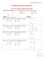 Tài liệu ôn thi môn toán THPT quốc gia năm 2018 – dành cho học sinh TB yếu – file word 