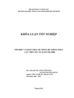      TÌM HIỂU VÀ KHẮC PHỤC HƯ HỎNG HỆ THỐNG THỦY LỰC TRÊN XE CẨU KATO NK200B 