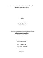 THIẾT KẾ  LẮP ĐẶT CẨU TỰ HÀNH VÀ THÙNG HÀNG  LÊN Ô TÔ TẢI HYUNDAI HD320    