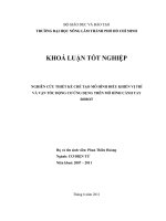 NGHIÊN CỨU THIẾT KẾ CHẾ TẠO MÔ HÌNH ĐIỀU KHIỂN VỊ TRÍ VÀ VẬN TỐC ĐỘNG CƠ ỨNG DỤNG TRÊN MÔ HÌNH CÁNH TAY  ROBOT  