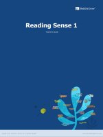 Reading sense 2 teachers guide 