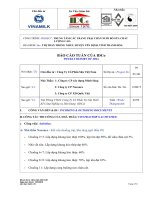 Mẫu báo cáo tuần của tư vấn giám sát xây dựng công trình