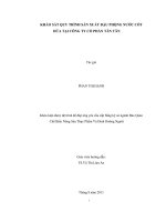 KHẢO SÁT QUY TRÌNH SẢN XUẤT ĐẬU PHỘNG NƯỚC CỐT DỪA TẠI CÔNG TY CỔ PHẦN TÂN TÂN 