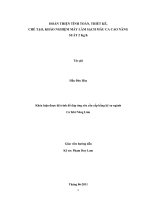 HOÀN THIỆN TÍNH TOÁN, THIẾT KẾ, CHẾ TẠO, KHẢO NGHIỆM MÁY LÀM SẠCH MẪU CA CAO NĂNG   SUẤT 2 Kgh   