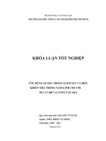   ỨNG DỤNG SCADA TRONG GIÁM SÁT VÀ ĐIỀU KHIỂN NHÀ TRỒNG NẤM LINH CHI VỚI   PLC S7 200 VÀ CITECT SCADA   