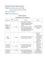 Mẫu báo giá một trang website