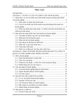 Phân tích môi trường kinh doanh của công ty quản lý công 