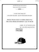 phân tích chất lượng dịch vụ truyền hình internet tại tp hcm 