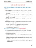 Trả lời câu hỏi ôn tập giữa kì VẬT LÝ CHẤT RẮN