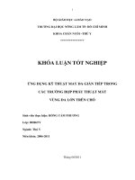 ỨNG DỤNG KỸ THUẬT MAY DA GIÁN TIẾP TRONG   CÁC TRƯỜNG HỢP PHẪU THUẬT MẤT   VÙNG DA LỚN TRÊN CHÓ  