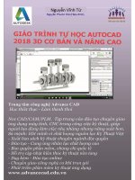 Pro100Share win giao trinh AutoCAD 2018 3d co ban va nang cao