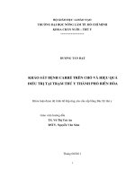   KHẢO SÁT BỆNH CARRÉ TRÊN CHÓ VÀ HIỆU QUẢ ĐIỀU TRỊ TẠI TRẠM THÚ Y THÀNH PHỐ BIÊN HÒA 