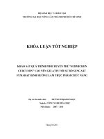    KHẢO SÁT QUÁ TRÌNH PHỐI HUYỀN PHÙ “SUBMICRON CURCUMIN” VÀO NỀN GELATIN VỚI SỰ BỔ SUNG SẮT  FUMARAT ĐỊNH HƯỚNG LÀM THỰC PHẨM CHỨC NĂNG  
