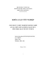   CHẨN ĐOÁN VÀ ĐIỀU TRỊ BỆNH NGHI DO CARRÉ GÂY RA TRÊN CHÓ TẠI PHÒNG MẠCH THÚ Y  BÌNH TRIỆU QUẬN THỦ ĐỨC TP.HCM  