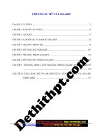 10 chủ đề về mũ và logarit (lý thuyết + ví dụ có lời giải)   thầy hùng   file word image marked 