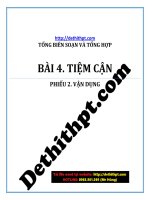 ỨNG DỤNG đạo hàm   PHIẾU ôn tập và GIẢNG dạy   bài 4  TIỆM cận   PHIẾU 2  vận DỤNG image marked 