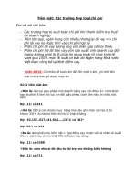 Tiền mặt các trường hợp loại chi phí