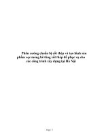 Bản vẽ autocad phân xưởng tạo hình cọc móng bê tông cốt thép