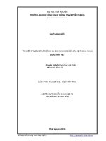 Tìm hiểu phương pháp đánh giá độ chính xác của các hệ thống nhận dạng chữ việt 