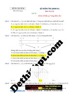 GTLN, GTNN đường tiệm cận   đề số 08 kiểm tra định kỳ   thầy giáo lê bá bảo   file word image marked 
