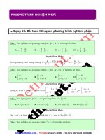 Câu hỏi trắc nghiệm môn toán 12   chương 4   số phức   PHƯƠNG TRÌNH NGHIỆM PHỨC   file word có lời giải chi tiết image marked 