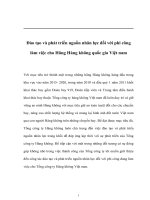 Đào tạo và phát triển nguồn nhân lực đối với phi công làm việc cho hãng hàng không quốc gia việt nam 