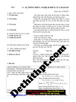 Giáo án giảng dạy chuẩn theo chương trình bộ GDĐT   đại số 12 cơ bản   chương i   file word image marked 