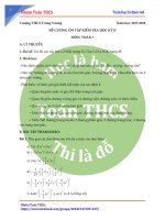 [DE CUONG ON TAP HOC KY II] [TOAN 7] TRUONG THCS TRUNG VUONG (2017-2018)