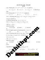 600 bài tập trắc nghiệm mũ   lôgarít có đáp án (phần 2) image marked 