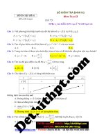 Khảo sát hàm số   đề số 01 kiểm tra định kỳ   thầy giáo lê bá bảo    file word image marked 