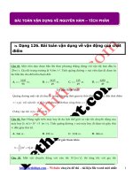 Câu hỏi trắc nghiệm môn toán 12   bài toán thực tế   ỨNG DỤNG của TÍCH PHÂN   file word có lời giải chi tiết image marked 