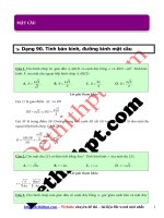 Câu hỏi trắc nghiệm môn toán 12   chương 5   hình học không gian   mặt cầu   file word có lời giải chi tiết image marked 