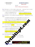 Tính đơn điệu và cực trị   đề số 02 kiểm tra định kỳ   thầy giáo lê bá bảo   file word image marked 