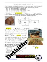 40 bài tập trắc nghiệm thực tế hình học không gian có lời giải (đề bài) image marked 