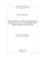 PHÂN TÍCH CÁC YẾU TỐ ẢNH HƢỞNG ĐẾN MỨC SẴN LÒNG TRẢ CỦA HỘ DÂN ĐỀ CẢI THIỆN SUỐI CÁI   – XUÂN TRƯỜNG QUẬN THỦ ĐỨC   