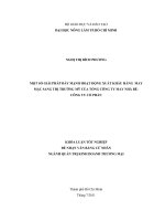 MỘT SỐ GIẢI PHÁP ĐẨY MẠNH HOẠT ĐỘNG XUẤT KHẨU HÀNG  MAY MẶC SANG THỊ TRƯỜNG MỸ CỦA TỔNG CÔNG TY MAY NHÀ BÈ  CÔNG TY CỔ PHẦN   